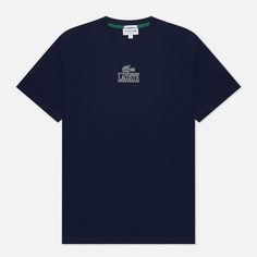Мужская футболка Lacoste Regular Fit Cotton Jersey Branded, цвет синий, размер S