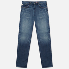 Мужские джинсы Edwin Slim Tapered Kaihara Blue Stretch Denim Green x White Selvage 12,5 Oz, цвет синий, размер 34/30