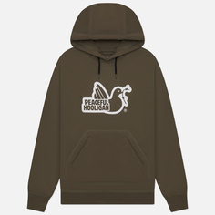 Мужская толстовка Peaceful Hooligan Outline Dove Hoodie, цвет оливковый, размер XXXL