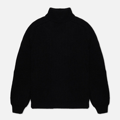 Мужской свитер Edwin Roni High Collar, цвет чёрный, размер L
