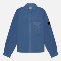 Мужская куртка ветровка C.P. Company Chrome-R Zipped, цвет синий, размер XXL