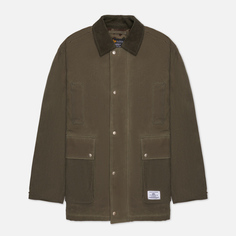 Мужская куртка ветровка Alpha Industries Waxed Cotton Car, цвет оливковый, размер XXXL