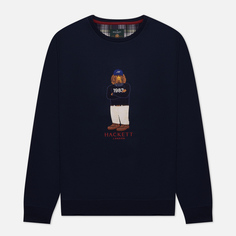 Мужская толстовка Hackett Harry Logo, цвет синий, размер XXXL