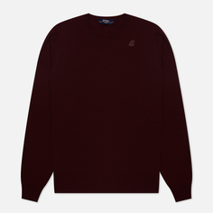 Мужской свитер K-Way Sebastien Merino, цвет бордовый, размер XL