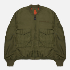 Мужская куртка бомбер maharishi Fire Phoenix MA-1 Flight, цвет оливковый, размер XXL