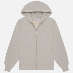 Мужская толстовка EASTLOGUE Permanent Zip Up Hoodie 23FW, цвет бежевый, размер XL