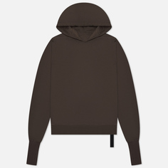 Мужская толстовка Rick Owens DRKSHDW Luxor Gauntlet Granbury Hoodie, цвет коричневый, размер M