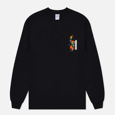 Мужской лонгслив RIPNDIP Ryu, цвет чёрный, размер S