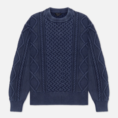 Мужской свитер EASTLOGUE Fade Cable Knit, цвет синий, размер XL