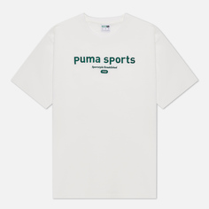 Мужская футболка Puma Puma Sports Team Graphic, цвет белый, размер S