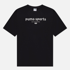 Мужская футболка Puma Puma Sports Team Graphic, цвет чёрный, размер XL