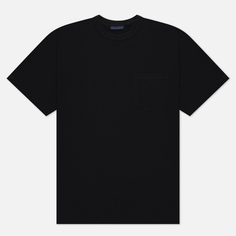 Мужская футболка EASTLOGUE Permanent One Pocket 23FW, цвет чёрный, размер S
