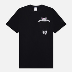 Мужская футболка RIPNDIP Broke The Pocket Pocket, цвет чёрный, размер S