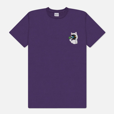 Мужская футболка RIPNDIP Seeing Eye, цвет фиолетовый, размер S