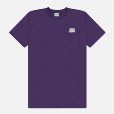 Мужская футболка RIPNDIP Mummy Nerm Pocket, цвет фиолетовый, размер XL