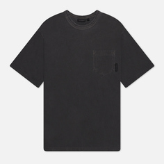 Мужская футболка Uniform Bridge Pigment Pocket, цвет серый, размер XL