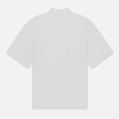 Мужская футболка Uniform Bridge Mock Neck Pocket, цвет белый, размер M