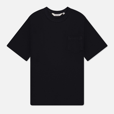 Мужская футболка Uniform Bridge Heavyweight Pocket, цвет чёрный, размер S