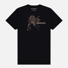 Мужская футболка maharishi Sue-Ryu Dragon Organic, цвет чёрный, размер XXL