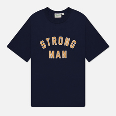 Мужская футболка Uniform Bridge Strong Man, цвет синий, размер L