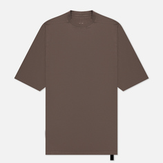 Мужская футболка Rick Owens DRKSHDW Luxor Jumbo T, цвет коричневый, размер L