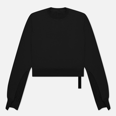 Женская толстовка Rick Owens DRKSHDW Luxor Cropped, цвет чёрный, размер S