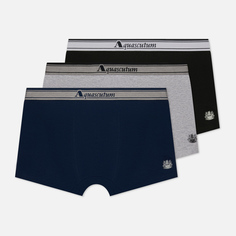 Комплект мужских трусов Aquascutum Boxer 3-Pack, цвет комбинированный, размер S