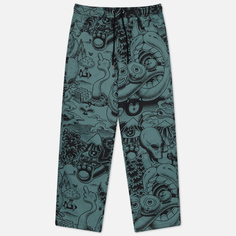 Мужские брюки RIPNDIP Dark Twisted Fantasy Wide Leg, цвет оливковый, размер M