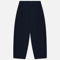 Мужские брюки Uniform Bridge Two Tuck Seersucker Crop, цвет синий, размер M