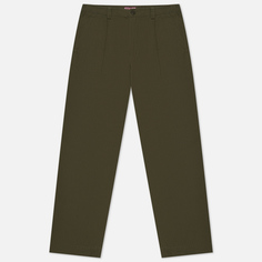 Мужские брюки maharishi Hemp U.S. Chino Loose, цвет оливковый, размер XL