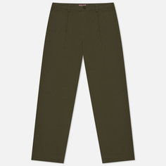 Мужские брюки maharishi Hemp U.S. Chino Loose, цвет оливковый, размер XL