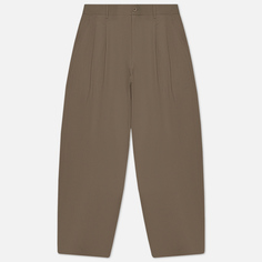 Мужские брюки Uniform Bridge Two Tuck Seersucker Crop, цвет бежевый, размер M