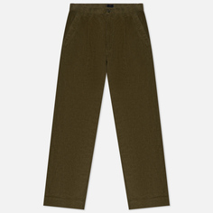 Мужские брюки maharishi Hemp Corduroy Loose Chino, цвет оливковый, размер XXL