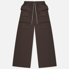 Мужские брюки Rick Owens DRKSHDW Luxor Creatch Cargo Drawstring, цвет коричневый, размер XL