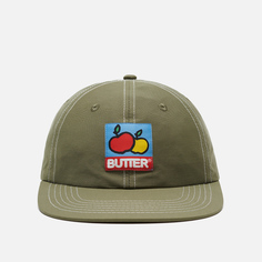 Кепка Butter Goods Grove 6 Panel, цвет оливковый