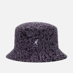 Панама Kangol Birdseye Maze Bin, цвет фиолетовый, размер L