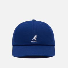 Кепка Kangol Washed Baseball, цвет синий