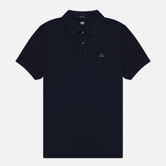Мужское поло C.P. Company 24/1 Piquet Regular Garment Dyed, цвет синий, размер L