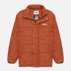 Мужской пуховик Butter Goods Grid Puffer, цвет коричневый, размер L
