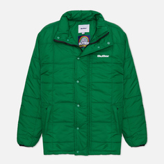 Мужской пуховик Butter Goods Grid Puffer, цвет зелёный, размер S