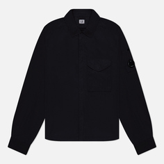 Мужская куртка ветровка C.P. Company Chrome-R Zipped, цвет чёрный, размер XL