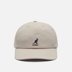 Кепка Kangol Washed Baseball, цвет бежевый
