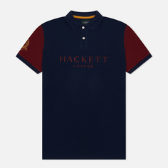 Мужское поло Hackett Heritage Multi, цвет синий, размер XL