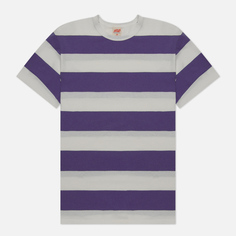 Мужская футболка TSPTR Border Stripe, цвет фиолетовый, размер M