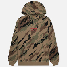 Мужская толстовка maharishi Miltype Camo Embroidered Hoodie, цвет камуфляжный, размер M