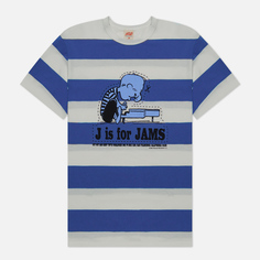 Мужская футболка TSPTR x Peanuts J Is For, цвет голубой, размер XL