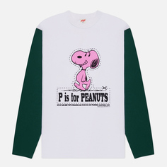 Мужской лонгслив TSPTR x Peanuts P Is For, цвет белый, размер XL