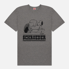 Мужская футболка TSPTR x Peanuts Schroeder, цвет серый, размер M
