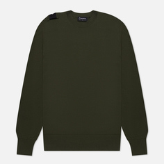 Мужской свитер MA.Strum Crew Neck, цвет оливковый, размер XXL
