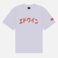 Мужская футболка Edwin Katakana Retro, цвет белый, размер L